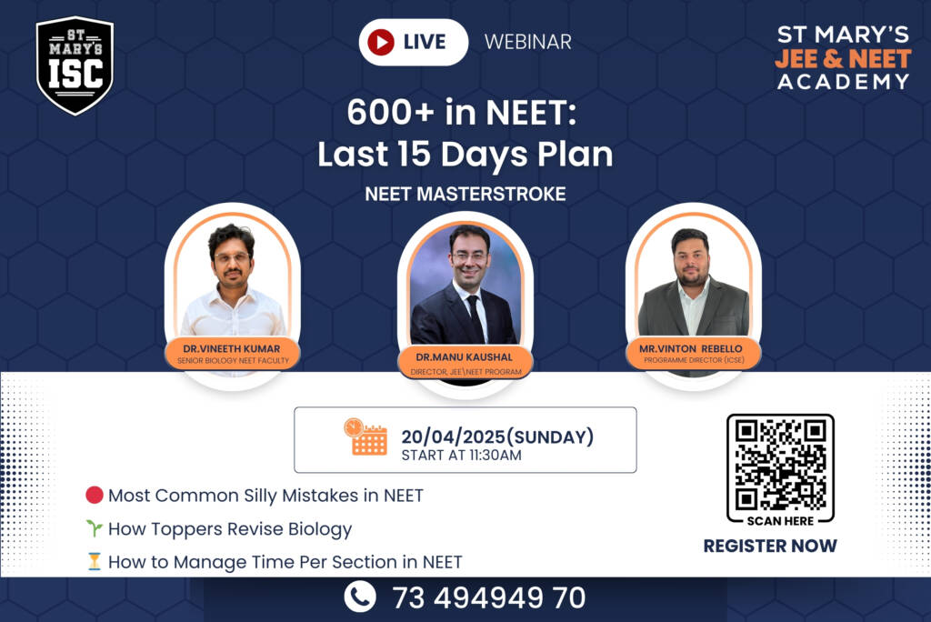 NEET with the 600+ Masterstroke Plan!