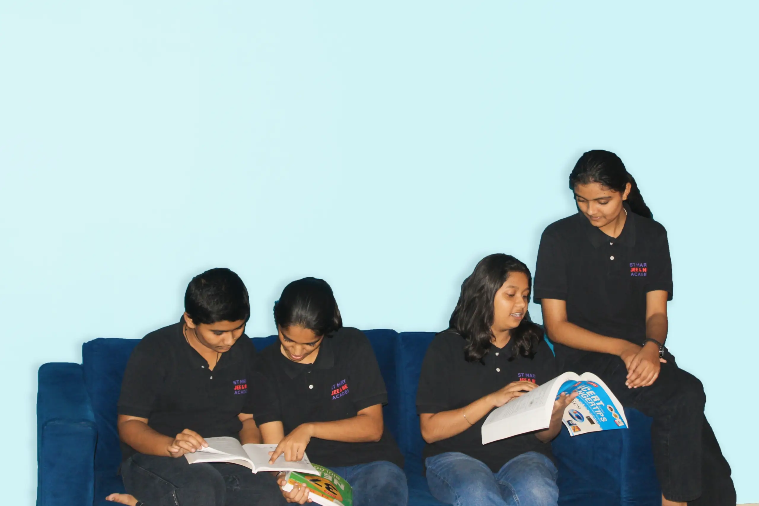 Students studying together